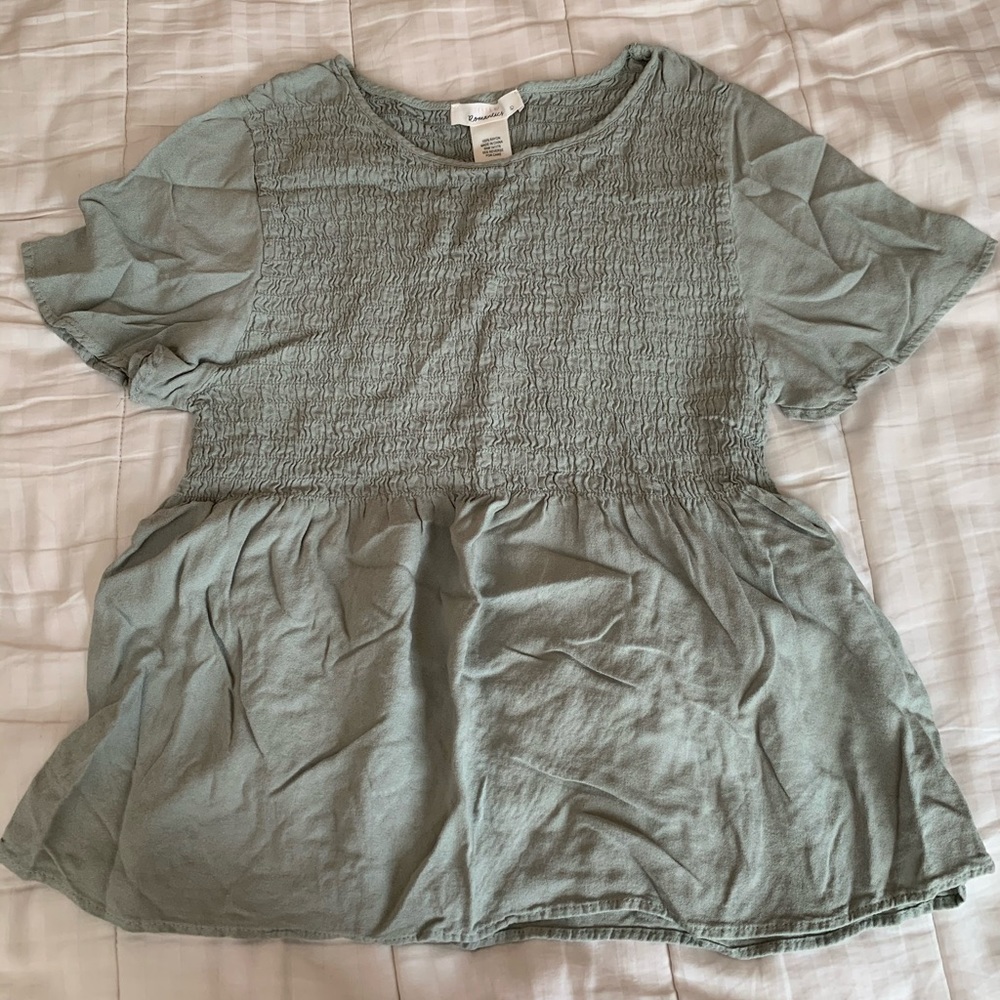 Urban Romantics Smocked Top